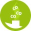 Emisja CO ikona